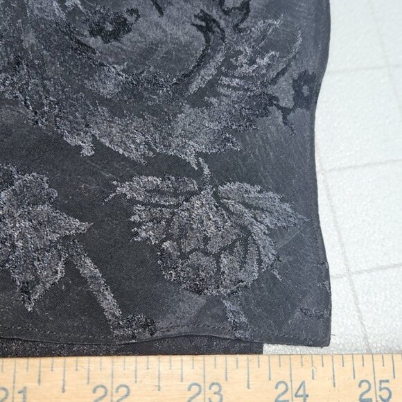 Vtg Victoria's Secret Gold Label Black Long Night Gown Womens Small Maxi - Picture 5 of 7